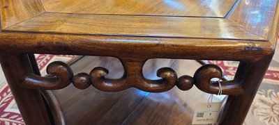 Lot 1 - A hardwood occasional table