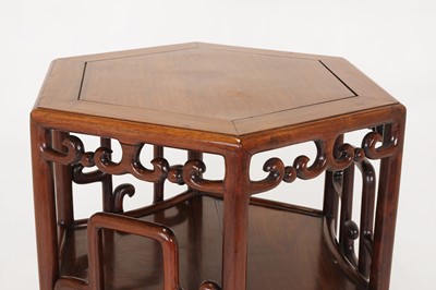 Lot 1 - A hardwood occasional table