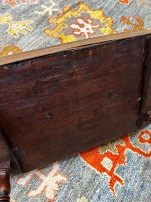 Lot 17 - A George III mahogany tray on stand