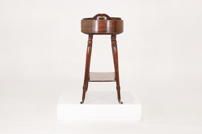 Lot 17 - A George III mahogany tray on stand