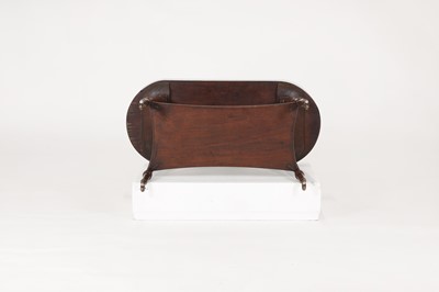 Lot 17 - A George III mahogany tray on stand