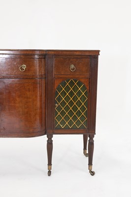 Lot 24 - A pair of mahogany and painted cabinets