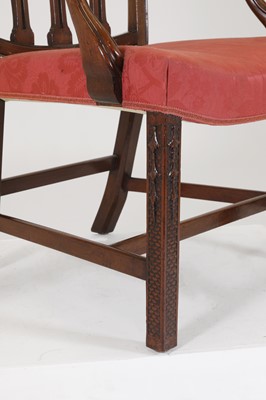 Lot 20 - A George III mahogany armchair