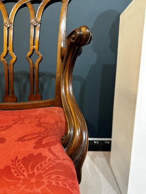 Lot 20 - A George III mahogany armchair
