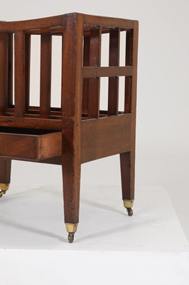 Lot 47 - A George III mahogany canterbury