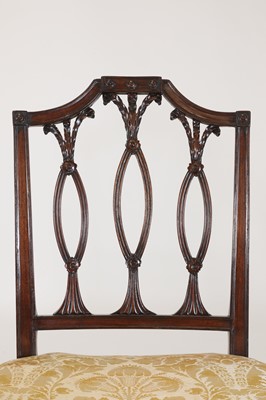 Lot 54 - A set of eight George III-style mahogany dining chairs
