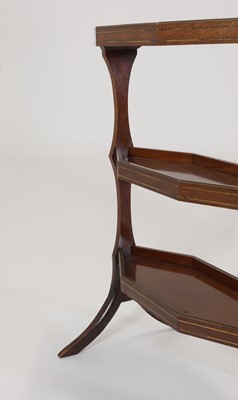 Lot 80 - A near pair of Directoire-style mahogany vide poches