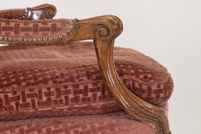 Lot 68 - A Louis XVI Transitional beech fauteuil à la reine