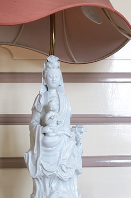 Lot 10 - A Chinese blanc de Chine figure