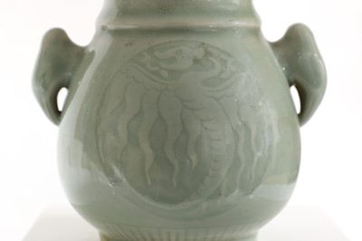 Lot 26 - A Chinese celadon vase