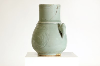 Lot 26 - A Chinese celadon vase