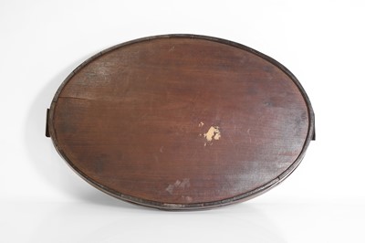 Lot 105 - A George III mahogany and brass-bound tray