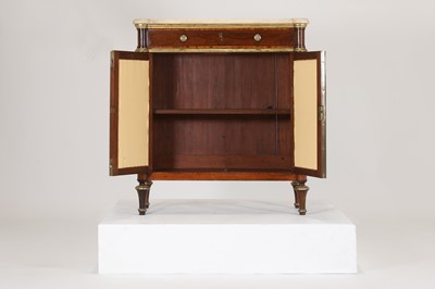 Lot 132 - A Regency rosewood and parcel-gilt pier cabinet in the manner of Henry Holland
