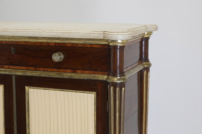 Lot 132 - A Regency rosewood and parcel-gilt pier cabinet in the manner of Henry Holland
