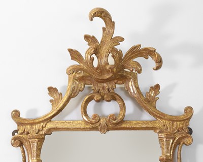 Lot 137 - A pair of George III-style giltwood mirrors