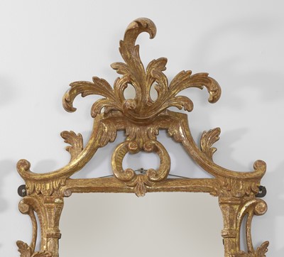 Lot 137 - A pair of George III-style giltwood mirrors