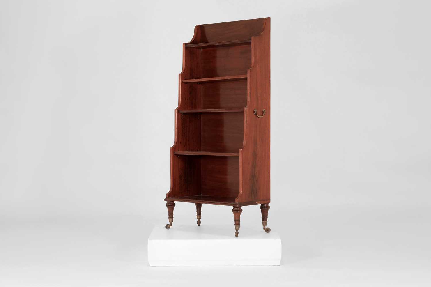 Lot 138 - A Regency mahogany waterfall bookcase