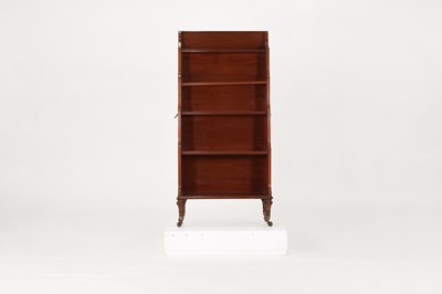 Lot 138 - A Regency mahogany waterfall bookcase