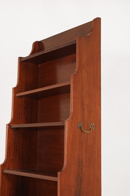 Lot 138 - A Regency mahogany waterfall bookcase