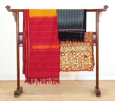 Lot 275 - A group of Indian and Southeast Asian textiles