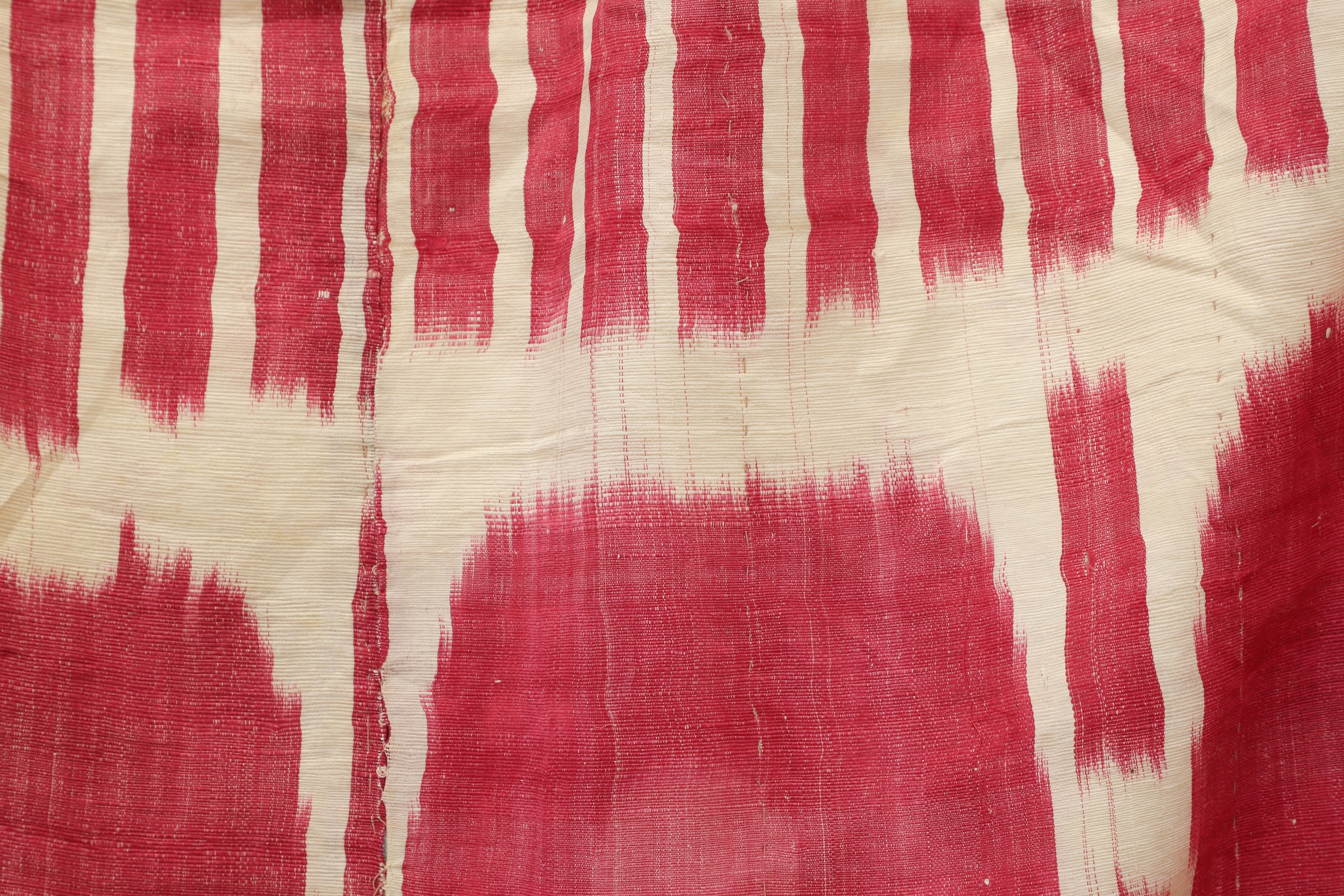 Lot 425 - A silk ikat panel,