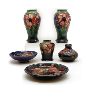 Lot 219 - A collection of Moorcroft pottery