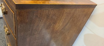 Lot 148 - A George III mahogany chest of drawers