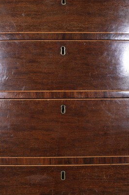 Lot 148 - A George III mahogany chest of drawers