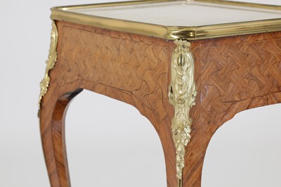 Lot 174 - A Louis XV kingwood and parquetry occasional table