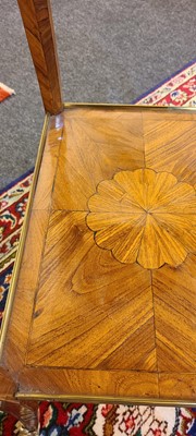 Lot 174 - A Louis XV kingwood and parquetry occasional table