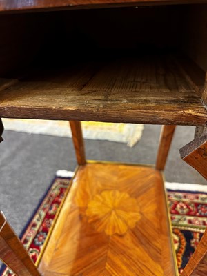 Lot 174 - A Louis XV kingwood and parquetry occasional table