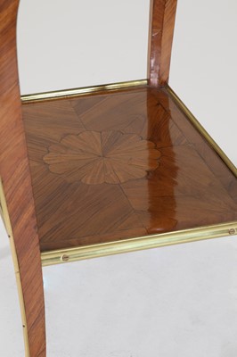 Lot 174 - A Louis XV kingwood and parquetry occasional table