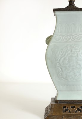 Lot 156 - A Chinese celadon vase