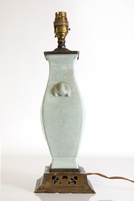 Lot 156 - A Chinese celadon vase