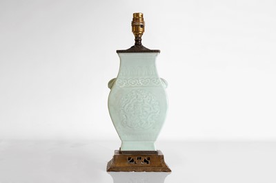 Lot 156 - A Chinese celadon vase