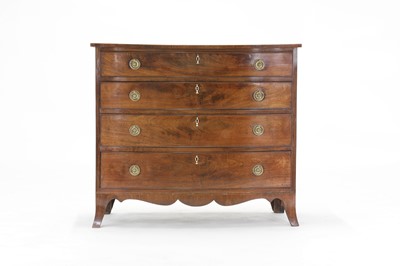 Lot 183 - A George III mahogany chest of drawers
