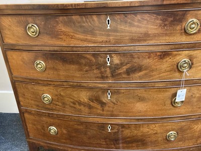 Lot 183 - A George III mahogany chest of drawers