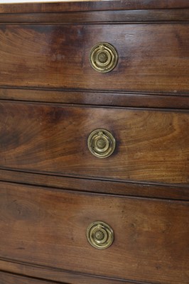 Lot 183 - A George III mahogany chest of drawers