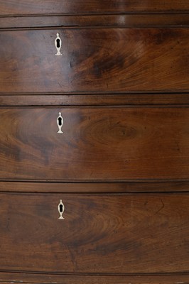 Lot 183 - A George III mahogany chest of drawers