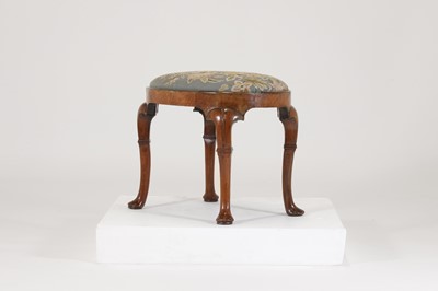 Lot 171 - A George I-style walnut stool