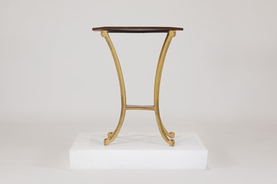 Lot 158 - A George III satinwood and parcel-gilt occasional table