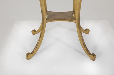 Lot 158 - A George III satinwood and parcel-gilt occasional table