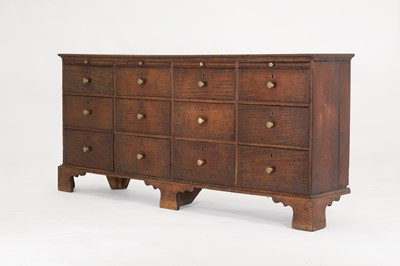 Lot 160 - A George III oak dresser