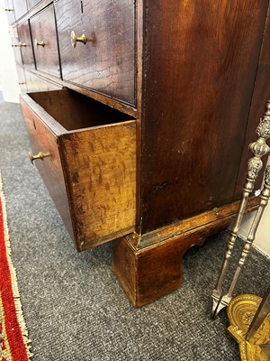 Lot 160 - A George III oak dresser