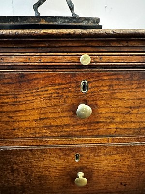 Lot 160 - A George III oak dresser