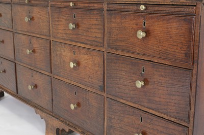 Lot 160 - A George III oak dresser