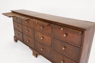 Lot 160 - A George III oak dresser