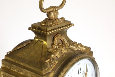 Lot 29 - An ormolu pendule d'officier by Robert & Courvoisier