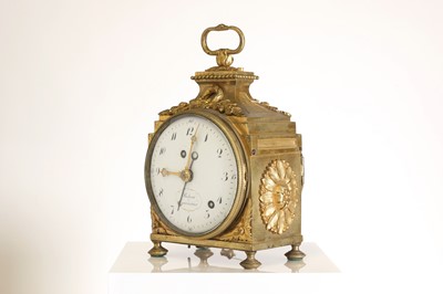 Lot 29 - An ormolu pendule d'officier by Robert & Courvoisier