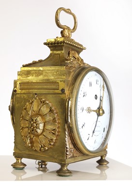 Lot 29 - An ormolu pendule d'officier by Robert & Courvoisier